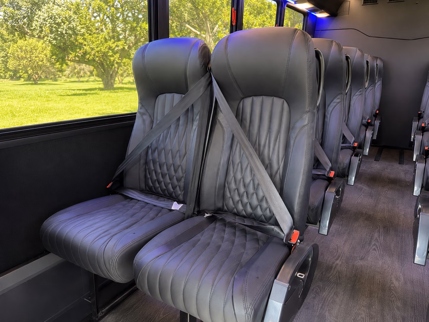 lynchburg 18 passenger minibus inside