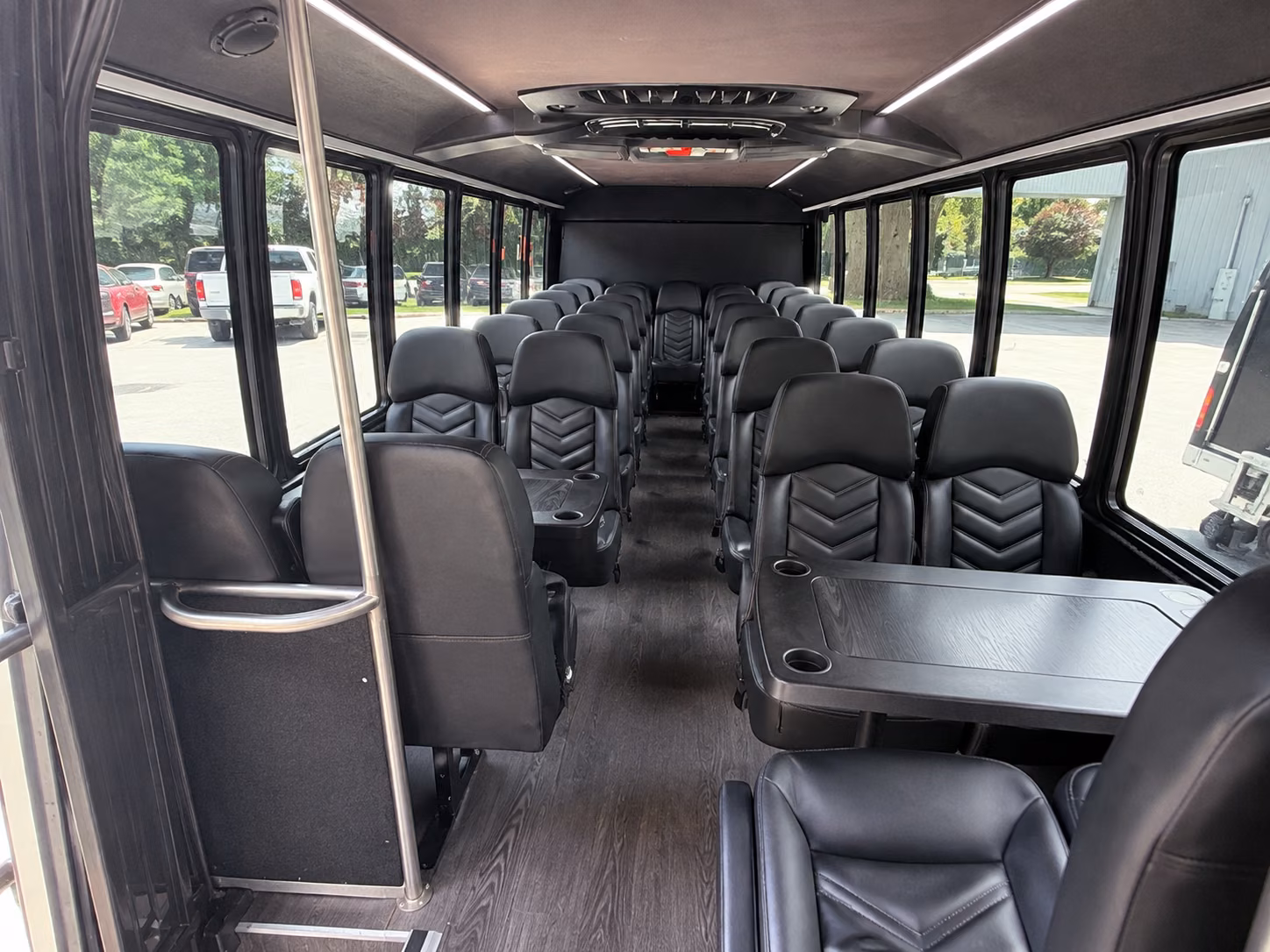 lynchburg 18 passenger minibus interior