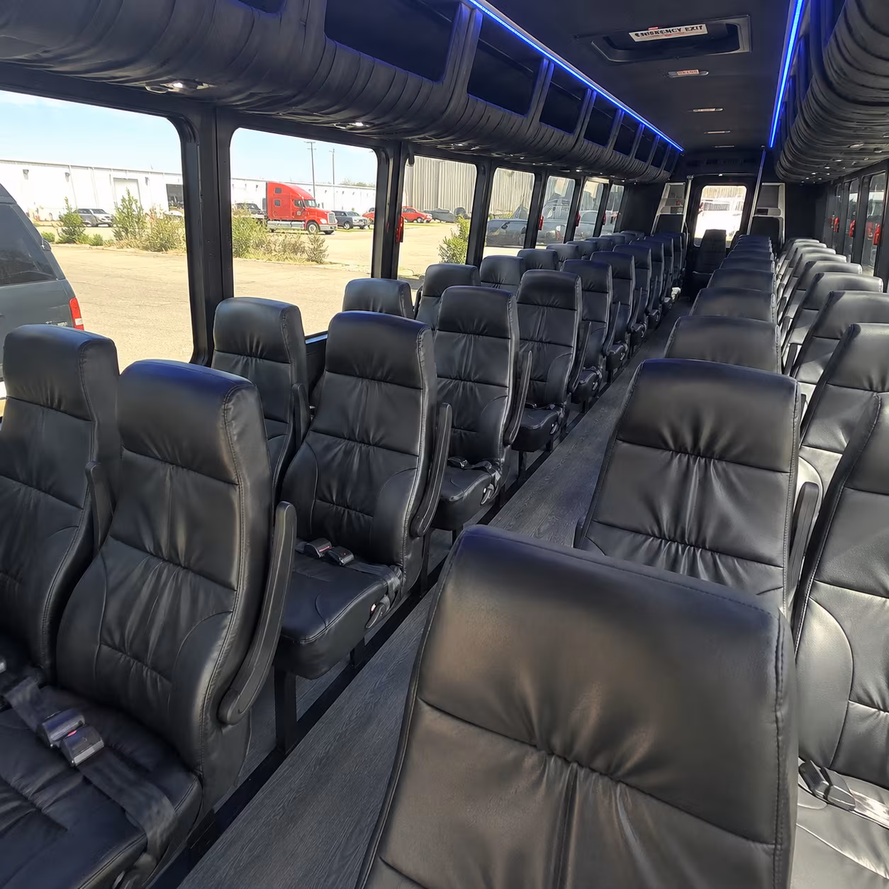 lynchburg 25 passenger minibus inside