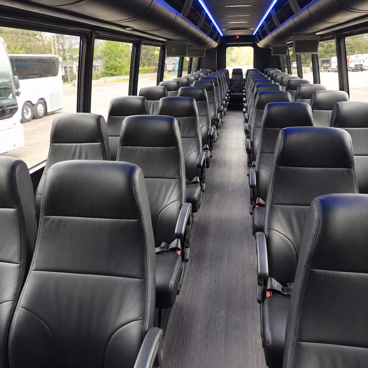 lynchburg 25 passenger minibus interior