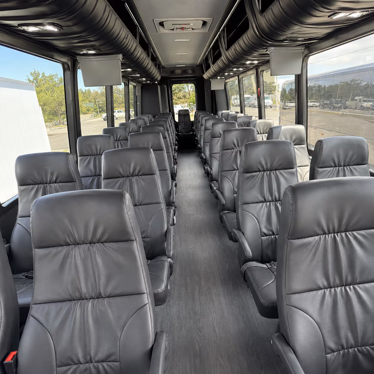 lynchburg 28 passenger minibus inside