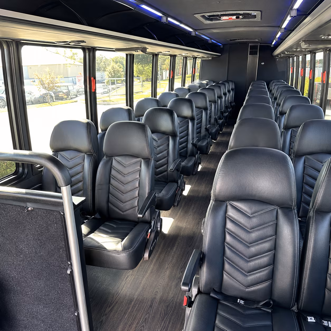lynchburg 30 passenger minibus inside