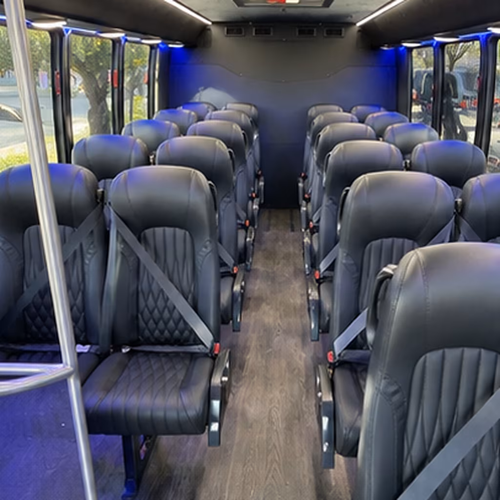 lynchburg 30 passenger minibus interior
