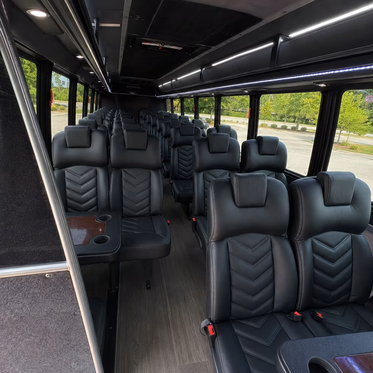 lynchburg 35 passenger minibus interior