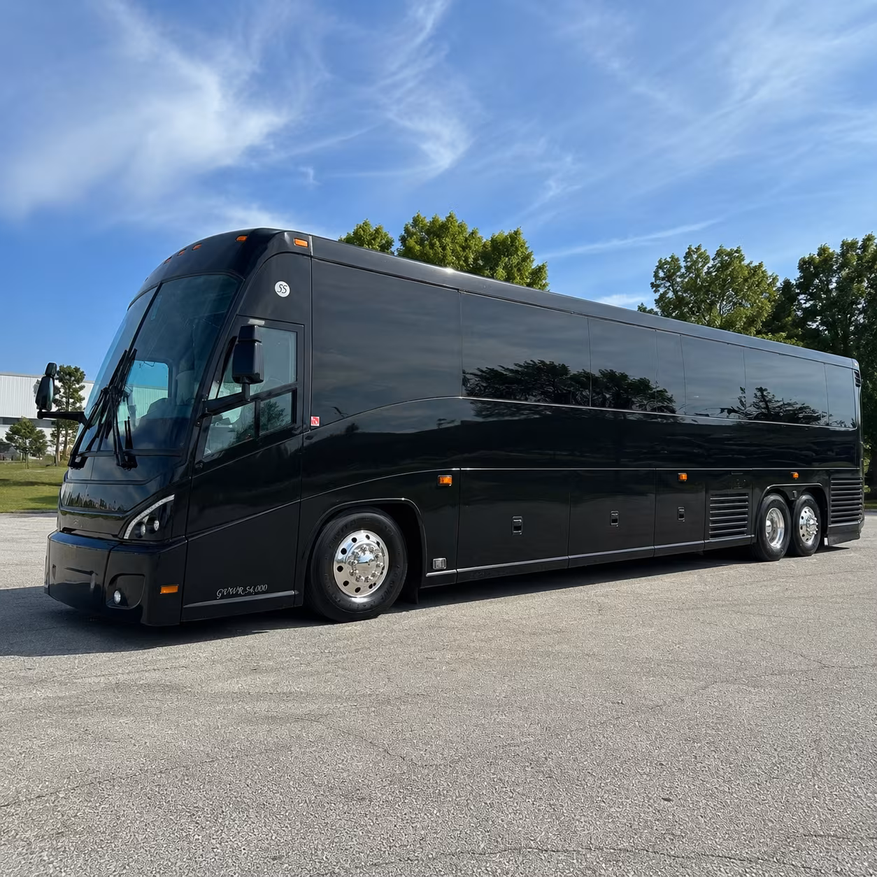 lynchburg 47 passenger charter bus