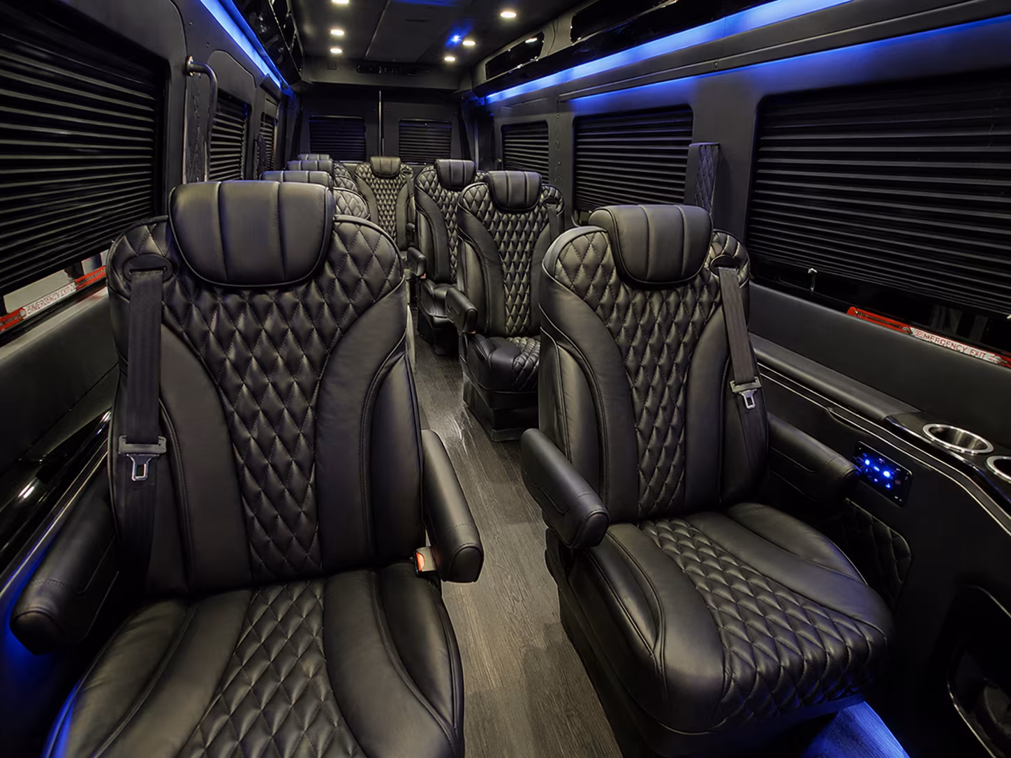 lynchburg sprinter van with driver interior
